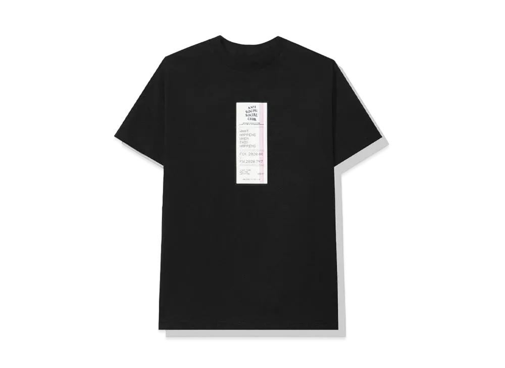 ANTI SOCIAL SOCIAL CLUB Read Receipts Tee "Black" (FW20)