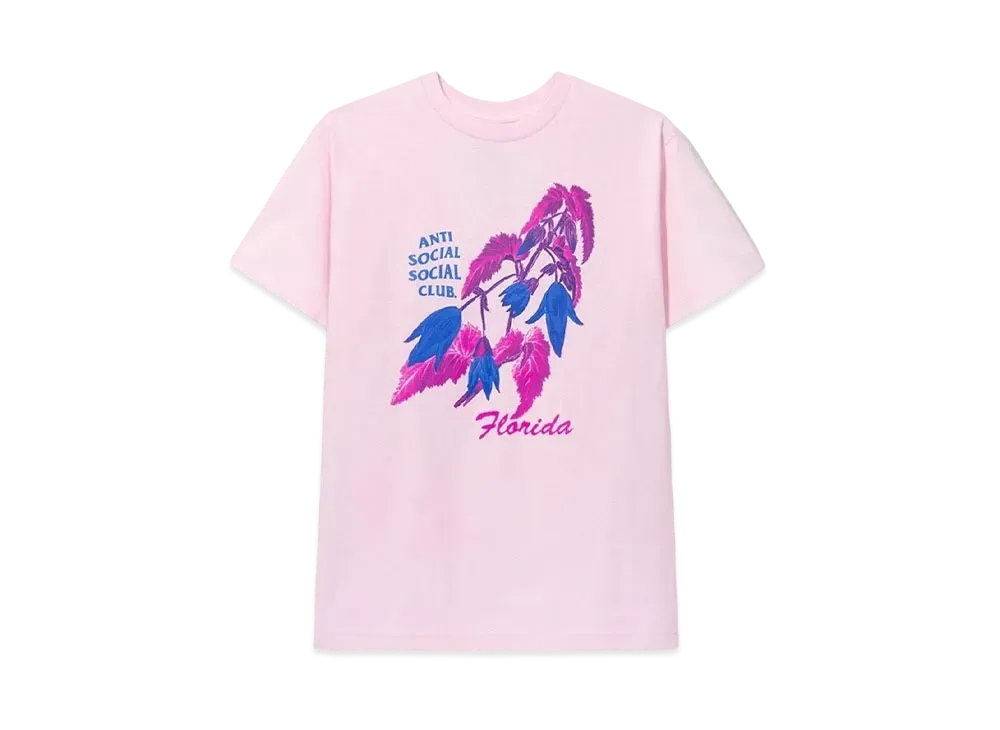 ANTI SOCIAL SOCIAL CLUB Florida Tee "Pink" (FW20)