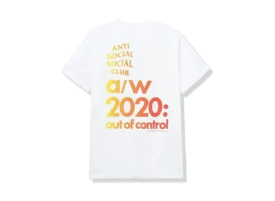 ANTI SOCIAL SOCIAL CLUB 2020 Tee "White" (FW20)