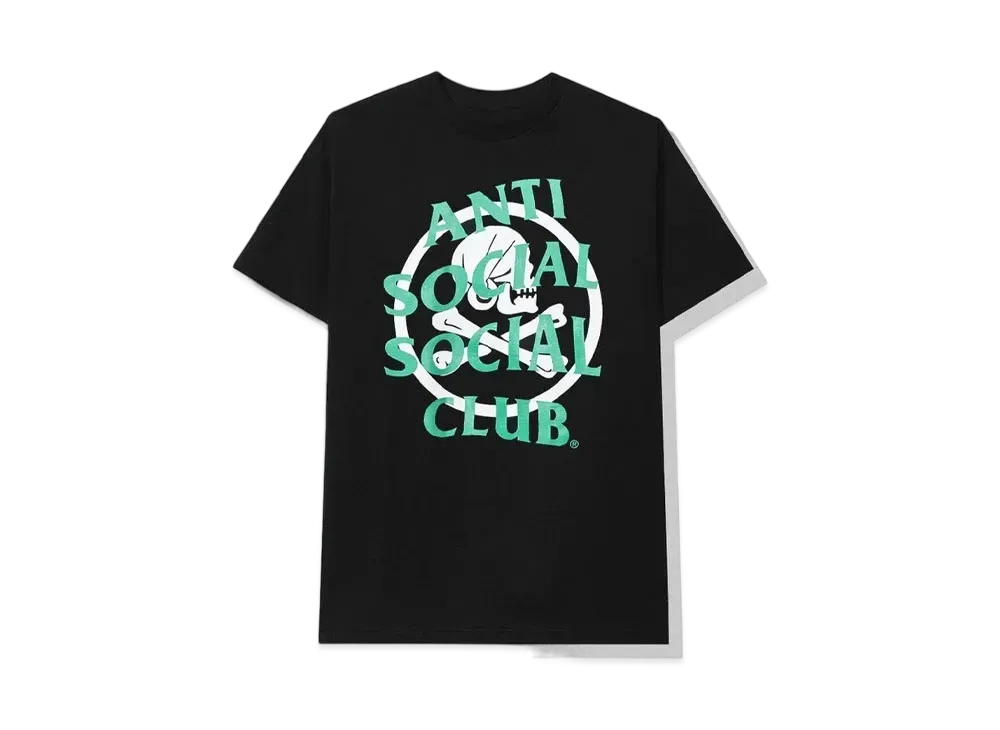 ANTI SOCIAL SOCIAL CLUB x Neighborhood Cambered Tee "Black" (FW20)