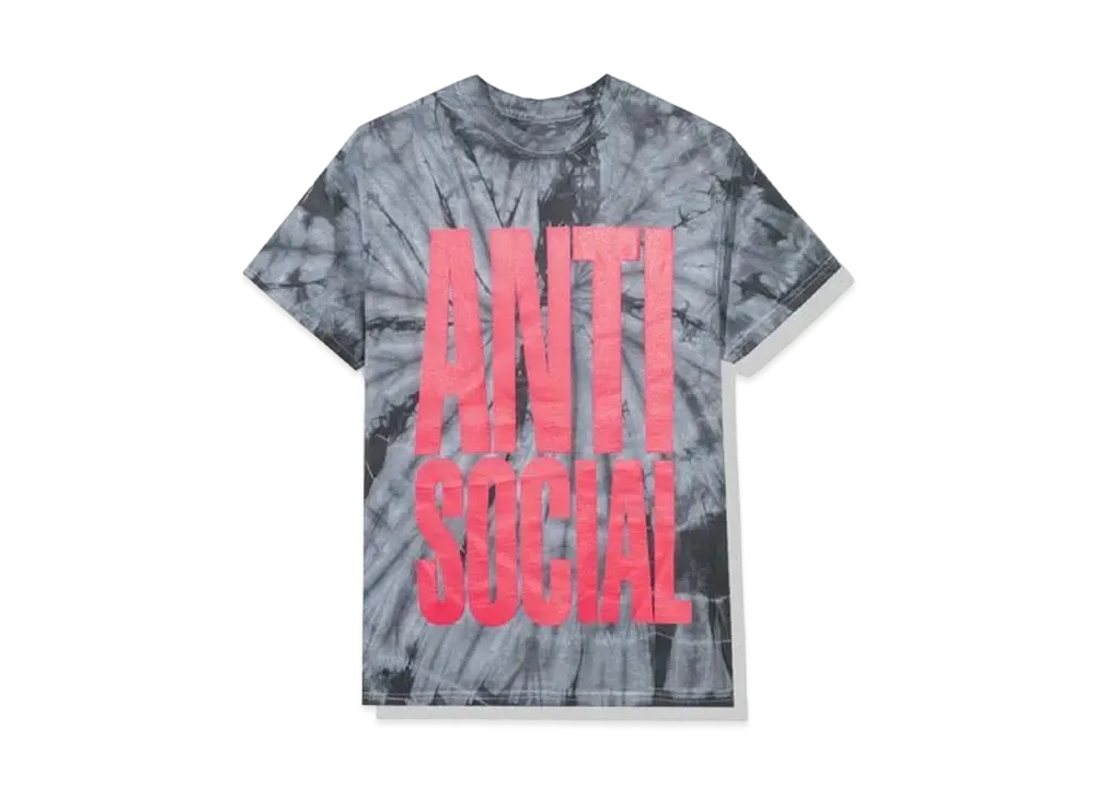 ANTI SOCIAL SOCIAL CLUB Heatwave Tee Tie Dye "Black" (FW20)