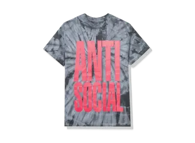 ANTI SOCIAL SOCIAL CLUB Heatwave Tee Tie Dye "Black" (FW20)