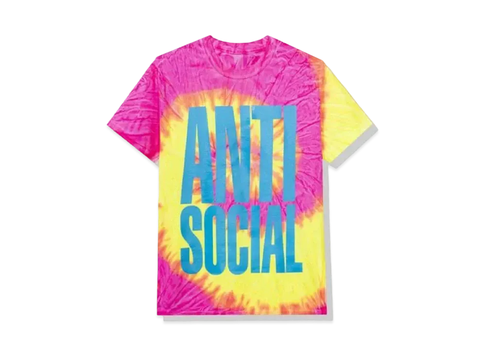 ANTI SOCIAL SOCIAL CLUB Heatwave Tee Tie Dye "Pink" (FW20)