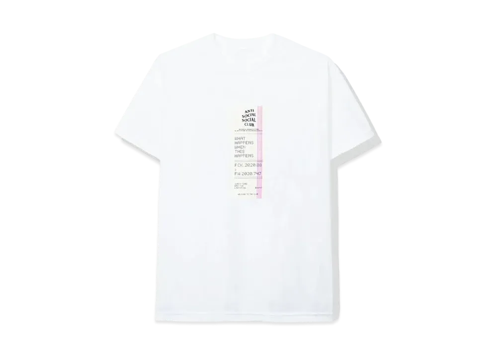 ANTI SOCIAL SOCIAL CLUB Read Receipts Tee "White" (FW20)
