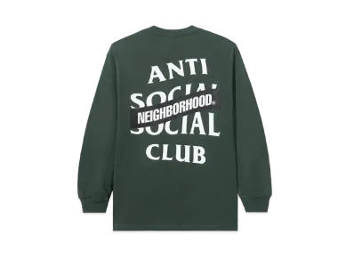 ANTI SOCIAL SOCIAL CLUB x Neighborhood AW05 Long Sleeve Tee Longsleeve Tee "Green" (FW20)