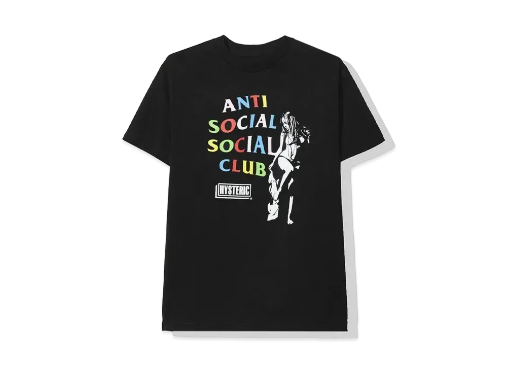 ANTI SOCIAL SOCIAL CLUB x Hysteric Glamour Tee "Black" (SS20)