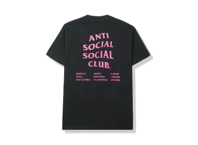 ANTI SOCIAL SOCIAL CLUB Club Med Tee "Black" (SS20)