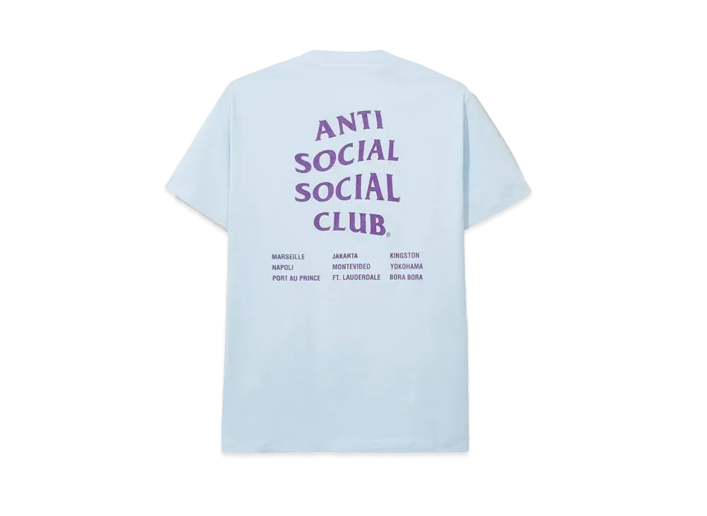 ANTI SOCIAL SOCIAL CLUB Club Med Tee "Blue" (SS20)
