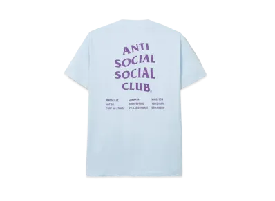 ANTI SOCIAL SOCIAL CLUB Club Med Tee "Blue" (SS20)