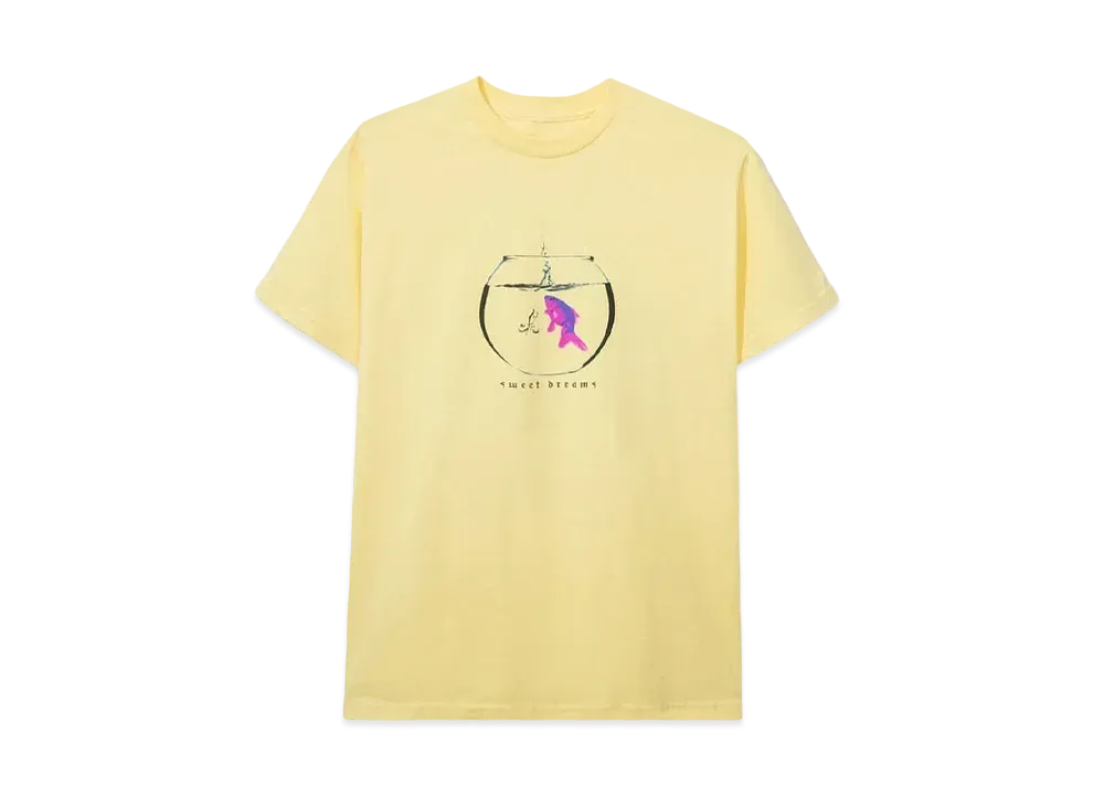 ANTI SOCIAL SOCIAL CLUB Glitter Tee "Yellow" (SS20)