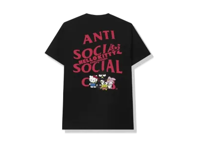 ANTI SOCIAL SOCIAL CLUB x Hello Kitty and Friends Tee "Black" (SS20)
