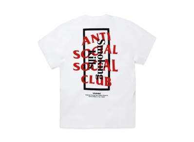 ANTI SOCIAL SOCIAL CLUB collaboration with #FR2 Smoking kills T-shirt "White"