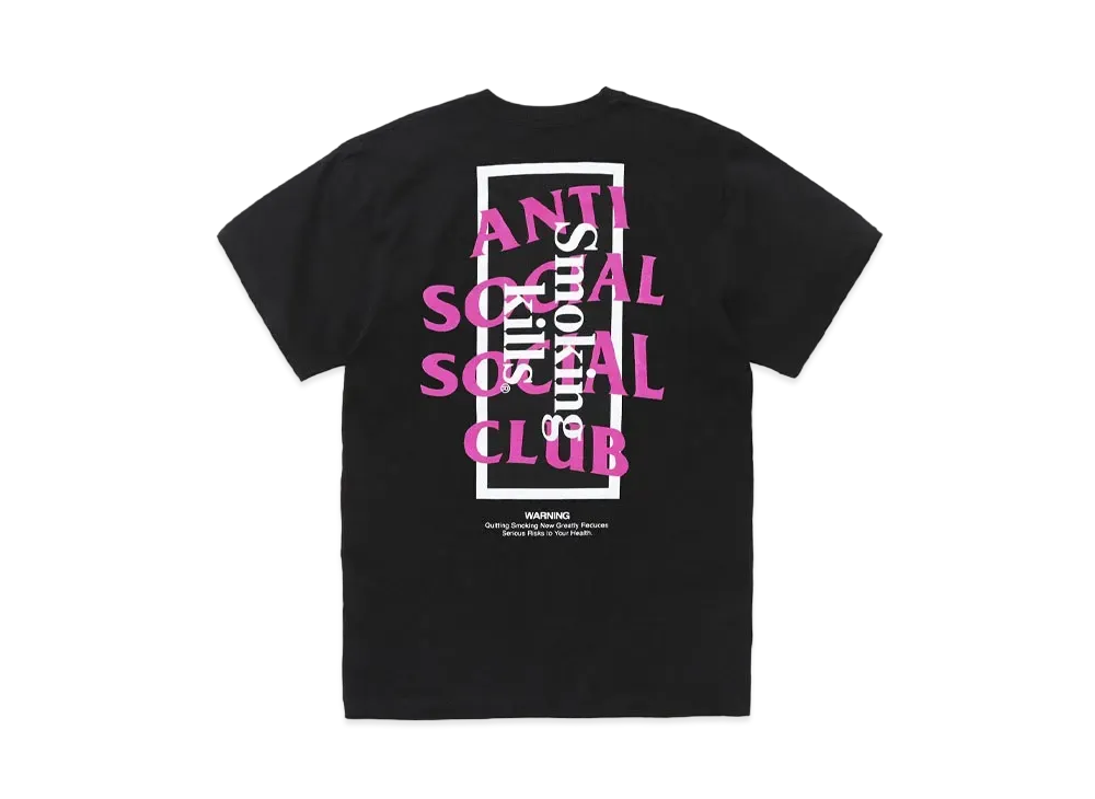 ANTI SOCIAL SOCIAL CLUB collaboration with #FR2 Smoking kills T-shirt "Black"