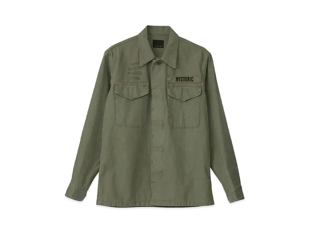 ANTI SOCIAL SOCIAL CLUB x Hysteric Glamour BDU Shirt "Olive" (SS20)