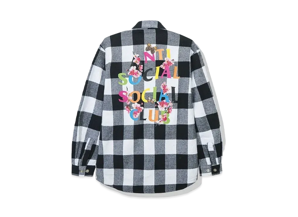 ANTI SOCIAL SOCIAL CLUB Frantic Flannel "White" (SS20)