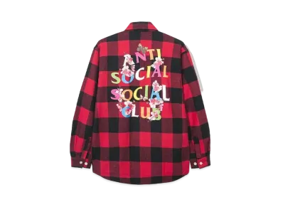 ANTI SOCIAL SOCIAL CLUB Frantic Flannel "Red" (SS20)