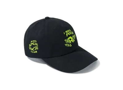 ANTI SOCIAL SOCIAL CLUB Crystal Clear Cap "Black" (FW20)