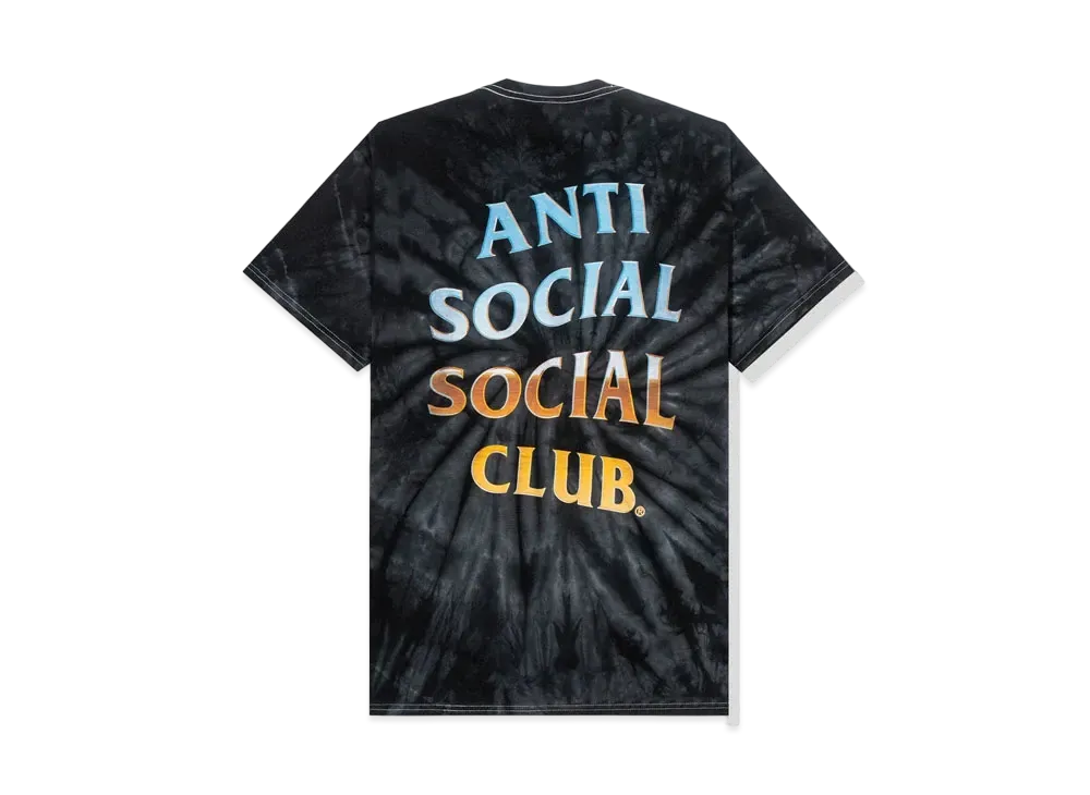ANTI SOCIAL SOCIAL CLUB SS22 Thermal Internal Tie Dye Tee "Black"