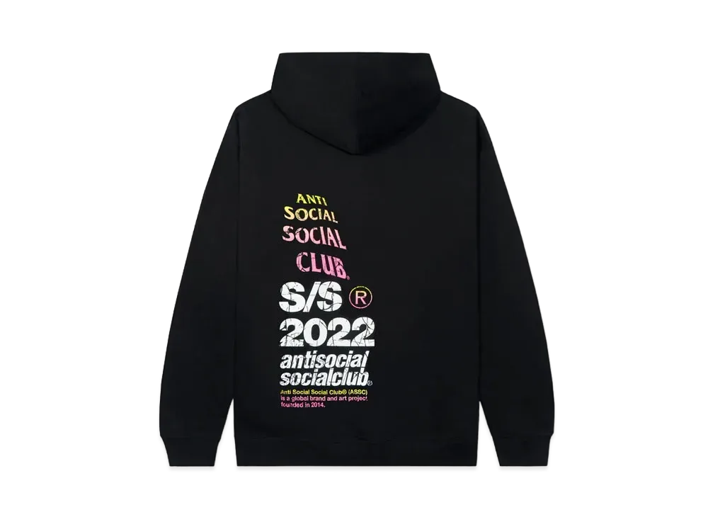 ANTI SOCIAL SOCIAL CLUB SS22 Link In Bio Hoodie "Black"