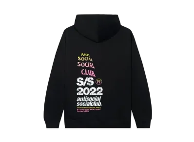 ANTI SOCIAL SOCIAL CLUB SS22 Link In Bio Hoodie "Black"