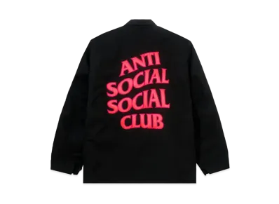 ANTI SOCIAL SOCIAL CLUB SS22 Bold Truth Jacket "Black"