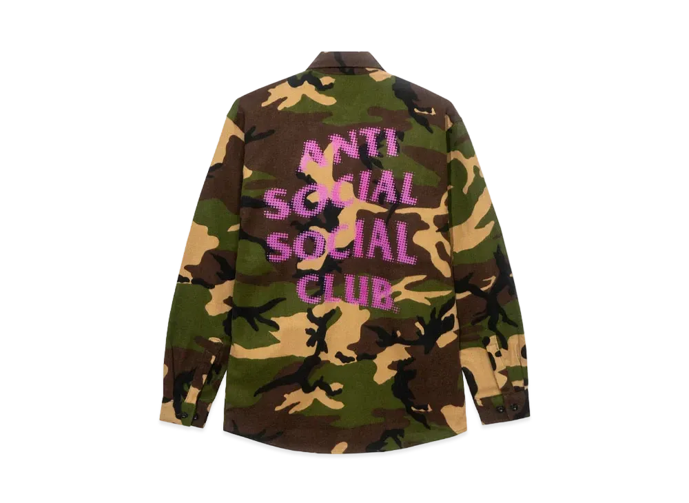 ANTI SOCIAL SOCIAL CLUB SS22 Dialtone Flannel "Camo"