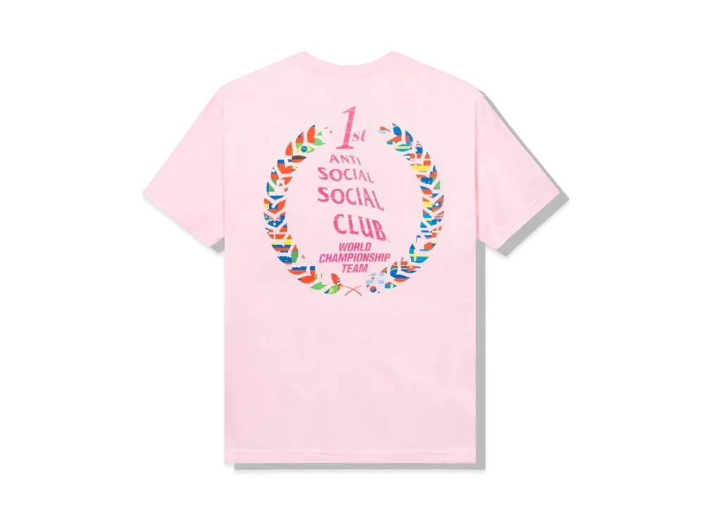 ANTI SOCIAL SOCIAL CLUB SS22 Suzuka Tee "Pink"
