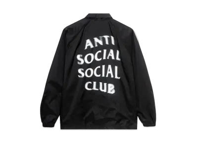 ANTI SOCIAL SOCIAL CLUB SS22 Spiraled Coach Jacket "Black"