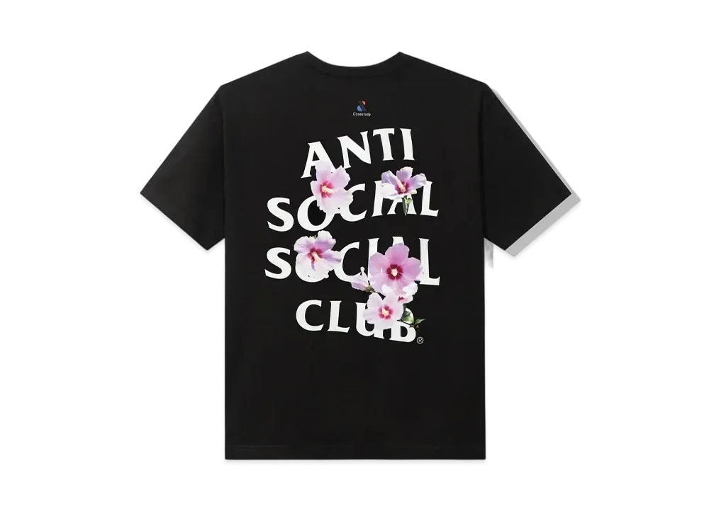 ANTI SOCIAL SOCIAL CLUB SS22 ASSC x Case Study Mugunghwa Tee "Black"