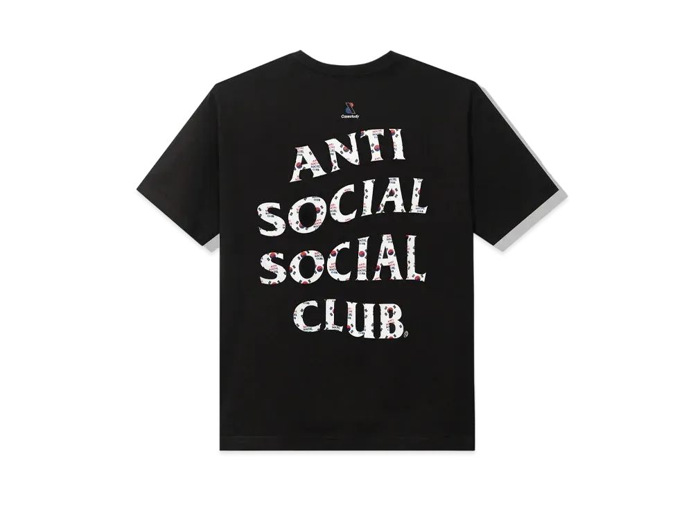 ANTI SOCIAL SOCIAL CLUB SS22 ASSC x Case Study Flag Tee "Black"