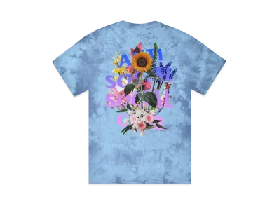 ANTI SOCIAL SOCIAL CLUB FW22 Bouquet For The Old Days Tie Dye Tee "Blue"