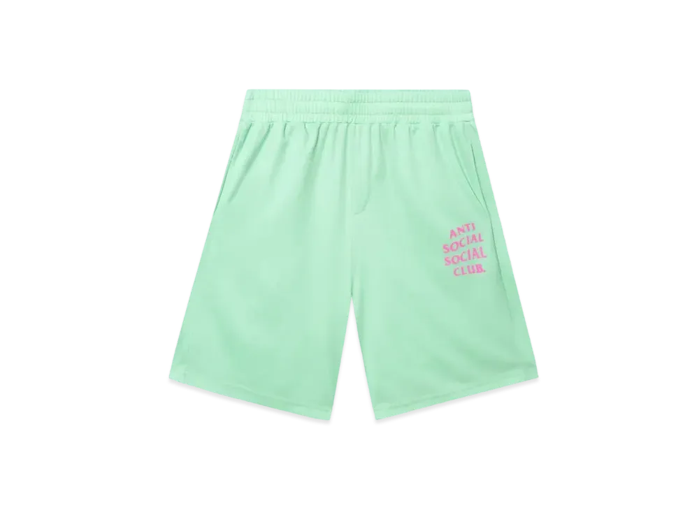 ANTI SOCIAL SOCIAL CLUB FW22 Never Made The Team Mesh Shorts "Mint"