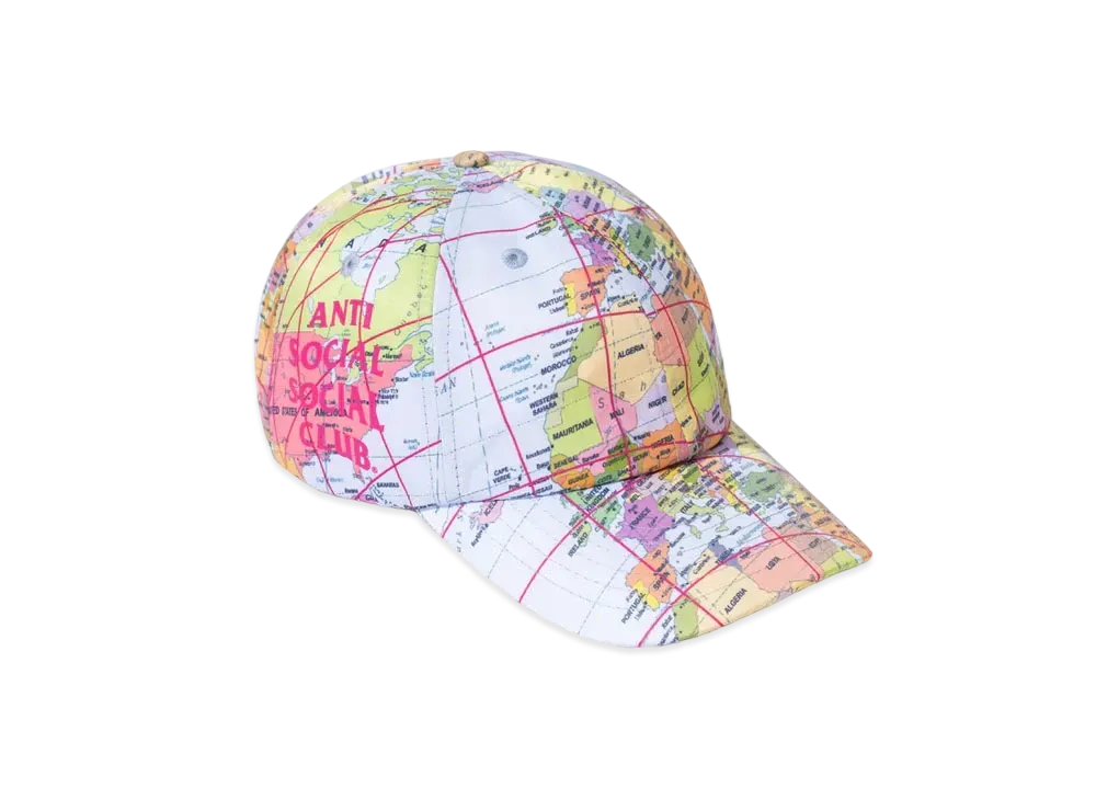 ANTI SOCIAL SOCIAL CLUB FW22 Current Location Cap "Multi"