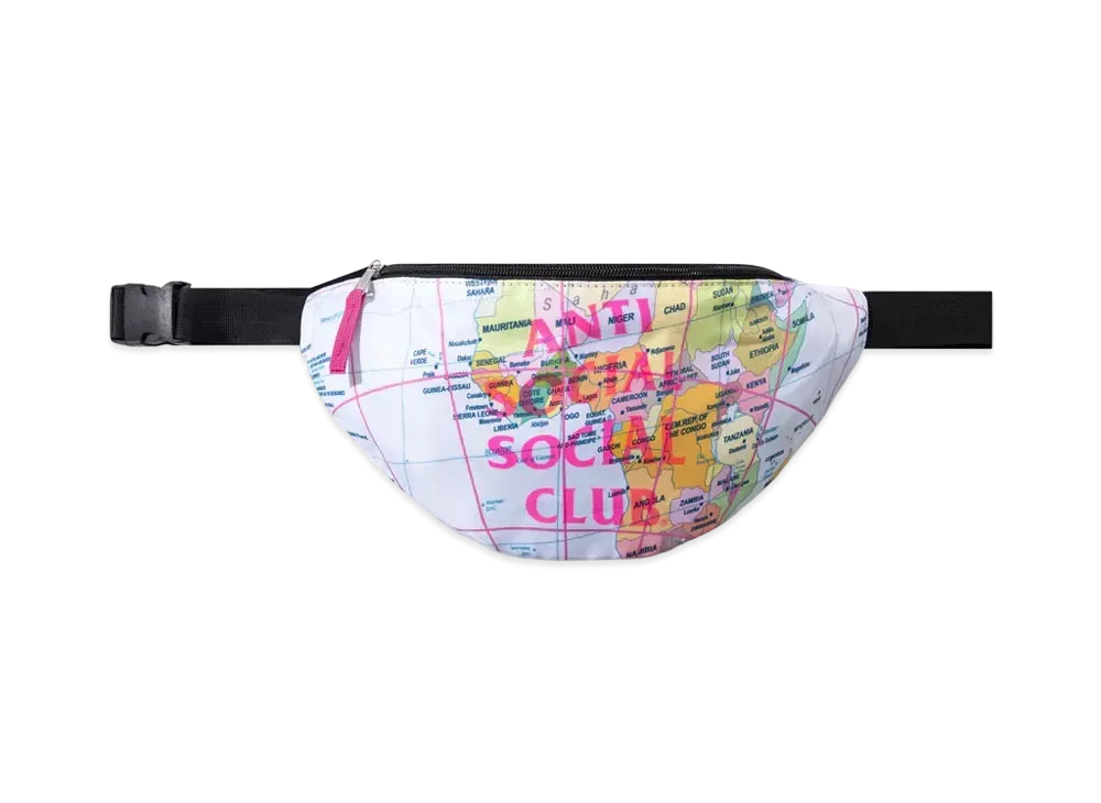 ANTI SOCIAL SOCIAL CLUB FW22 Current Location Fanny Pack "Multi"