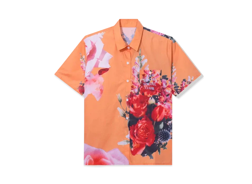 ANTI SOCIAL SOCIAL CLUB FW22 Summers Over Button Up "Orange"