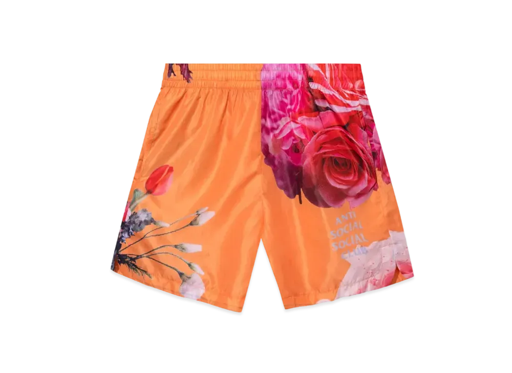 ANTI SOCIAL SOCIAL CLUB FW22 Water Bored Swim Shorts "Orange"