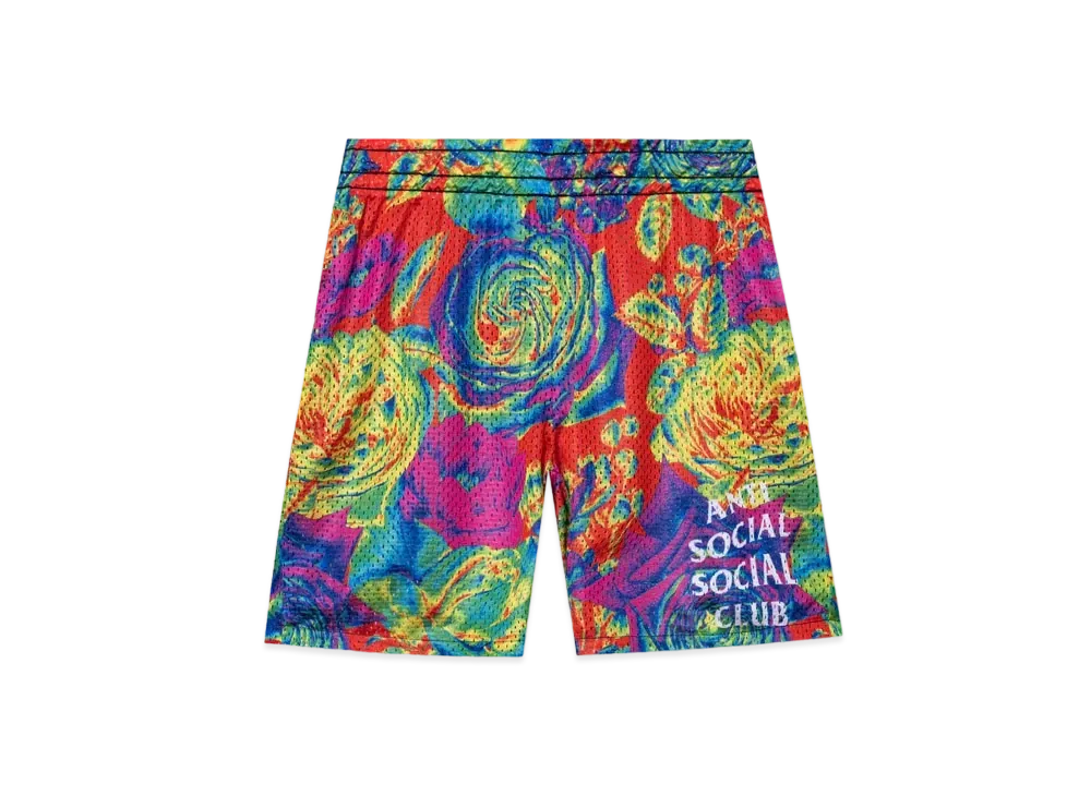 ANTI SOCIAL SOCIAL CLUB FW22 Pedals On The Floor Reversible Mesh Shorts "Multi"