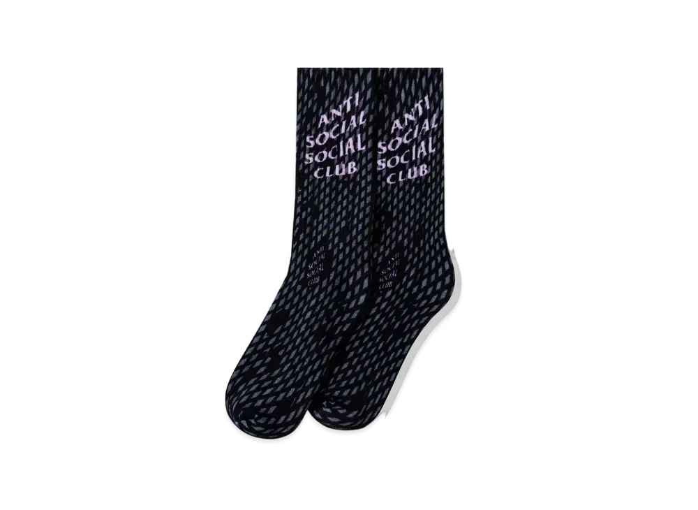 ANTI SOCIAL SOCIAL CLUB FW22 Tokyo 1997 Socks "Black"