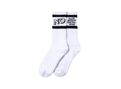 ANTI SOCIAL SOCIAL CLUB FW22 Y/N Socks "White"
