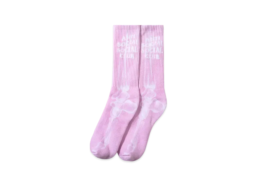 ANTI SOCIAL SOCIAL CLUB FW22 Fracture Socks "Pink"