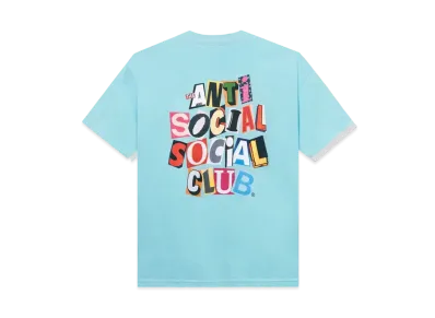 ANTI SOCIAL SOCIAL CLUB FW22 Torn Pages Of Our Story Tee "Blue"