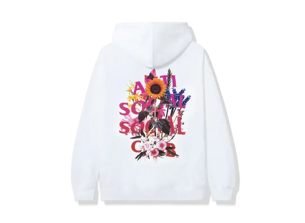 ANTI SOCIAL SOCIAL CLUB FW22 Bouquet For The Old Days Hoody "White"