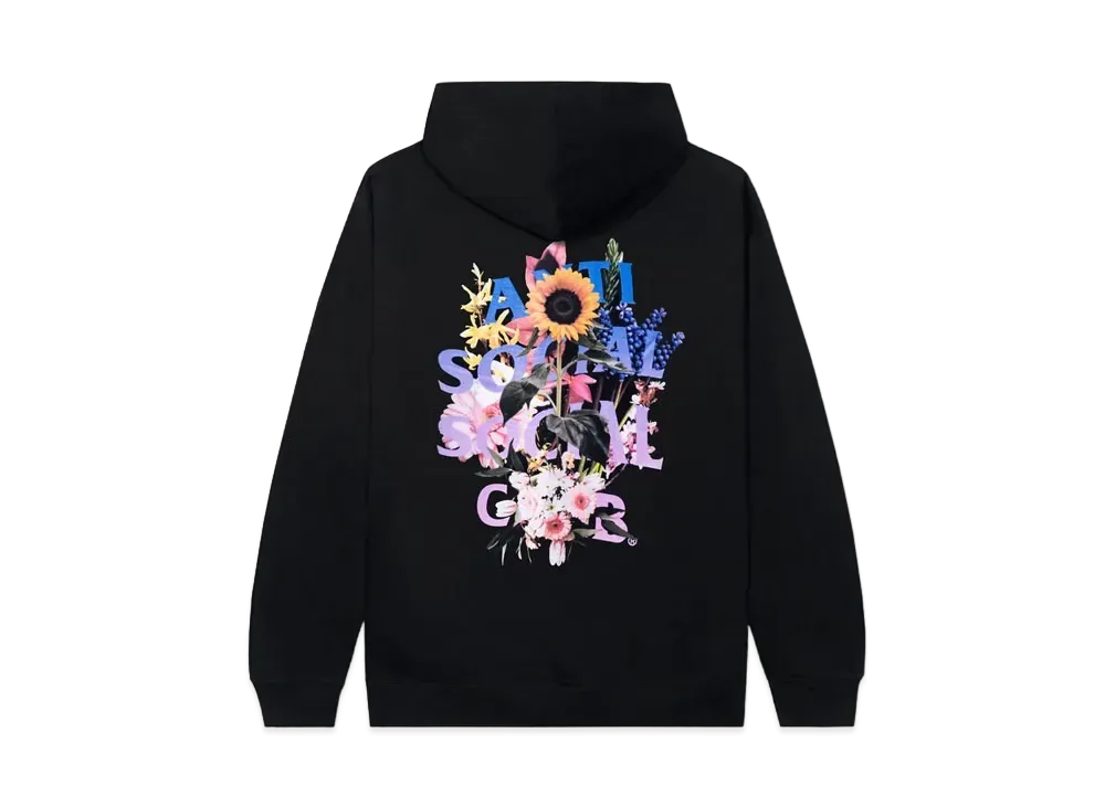 ANTI SOCIAL SOCIAL CLUB FW22 Bouquet For The Old Days Hoody "Black"