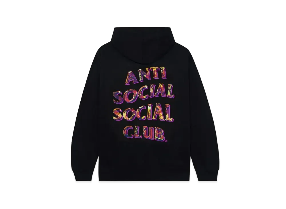 ANTI SOCIAL SOCIAL CLUB FA22 Layer Lock Black Hoodie "Black"