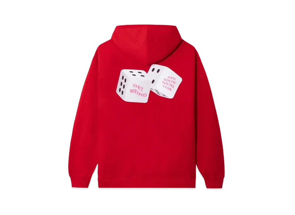 ANTI SOCIAL SOCIAL CLUB FA22 Best Of Luck Red Hoodie "Red"