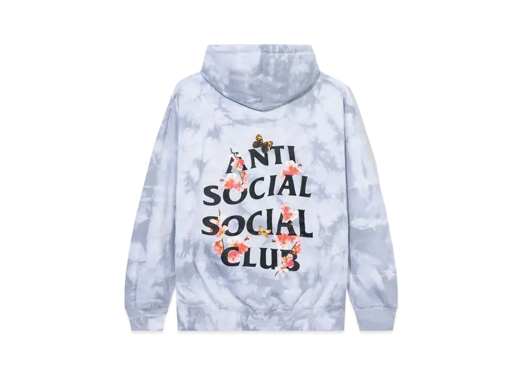 ANTI SOCIAL SOCIAL CLUB FA22 Kkotch Never Dies Grey Tie Dye Hoodie "Grey"