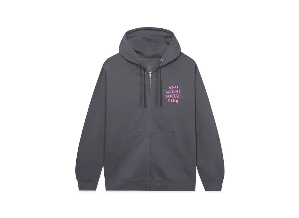 ANTI SOCIAL SOCIAL CLUB FA22 The Shape Of Things Heather Grey Zip Hoodie "Heather Grey"