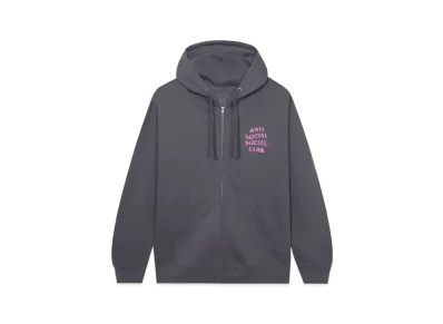ANTI SOCIAL SOCIAL CLUB FA22 The Shape Of Things Heather Grey Zip Hoodie "Heather Grey"