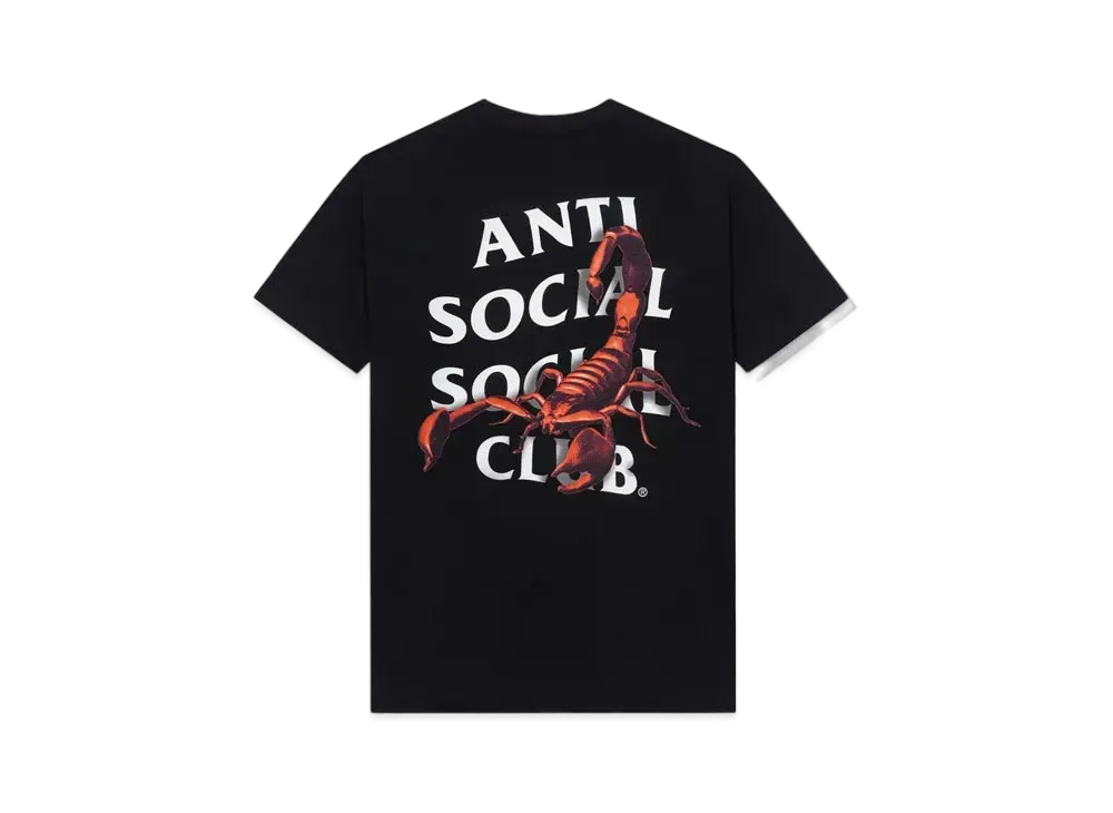 ANTI SOCIAL SOCIAL CLUB FA22 Moodsting Black Tee "Black"