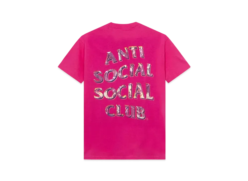 ANTI SOCIAL SOCIAL CLUB FA22 Layer Lock Hot Pink Tee "Hot Pink"